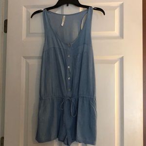 Button down romper